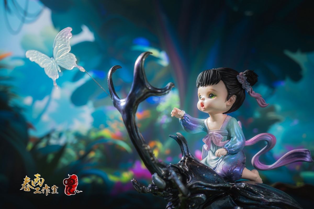 Jingzhe Playing Butterfly