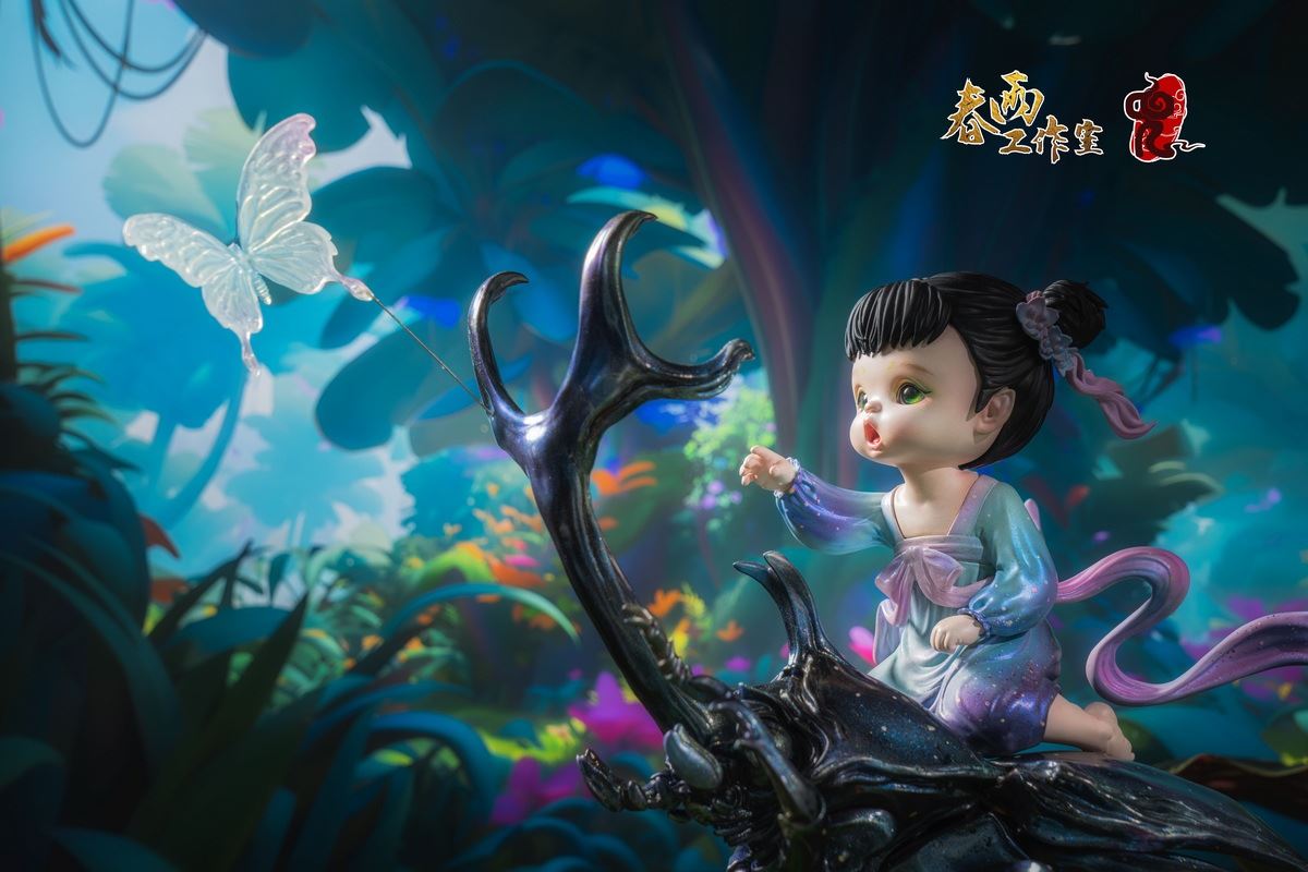 Jingzhe Playing Butterfly