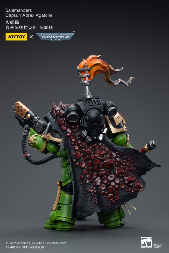Terminator Armor Sorcerer Lord/Salamander Captain Adrax Agathon/Blood Angel Mephiston 1/18