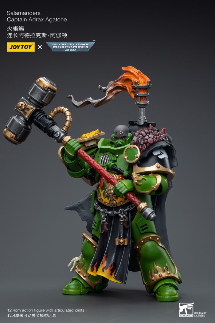 Terminator Armor Sorcerer Lord/Salamander Captain Adrax Agathon/Blood Angel Mephiston 1/18