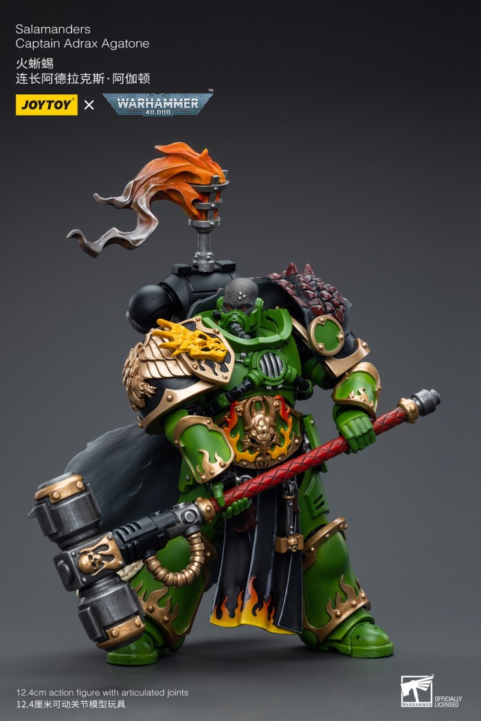 Terminator Armor Sorcerer Lord/Salamander Captain Adrax Agathon/Blood Angel Mephiston 1/18