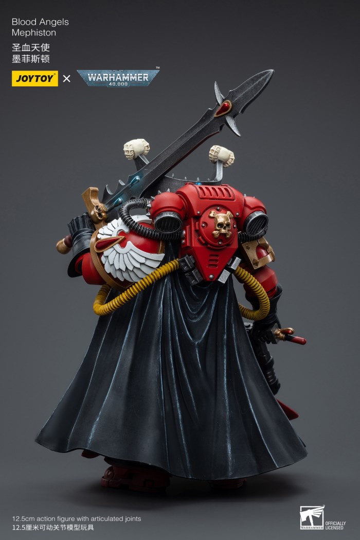 Terminator Armor Sorcerer Lord/Salamander Captain Adrax Agathon/Blood Angel Mephiston 1/18