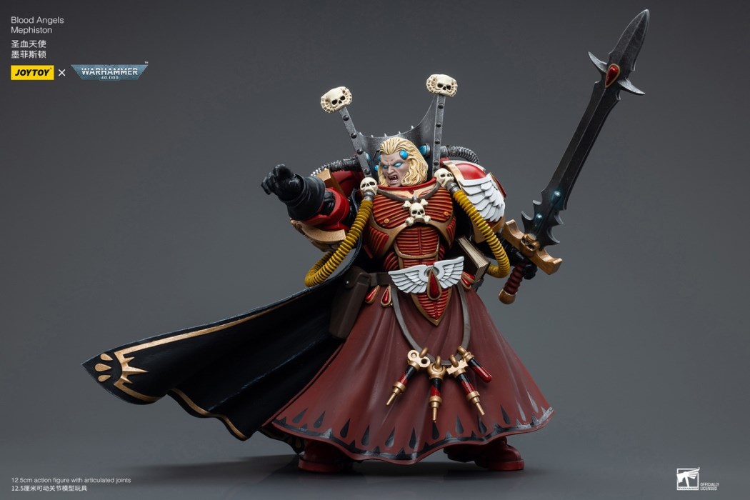 Terminator Armor Sorcerer Lord/Salamander Captain Adrax Agathon/Blood Angel Mephiston 1/18