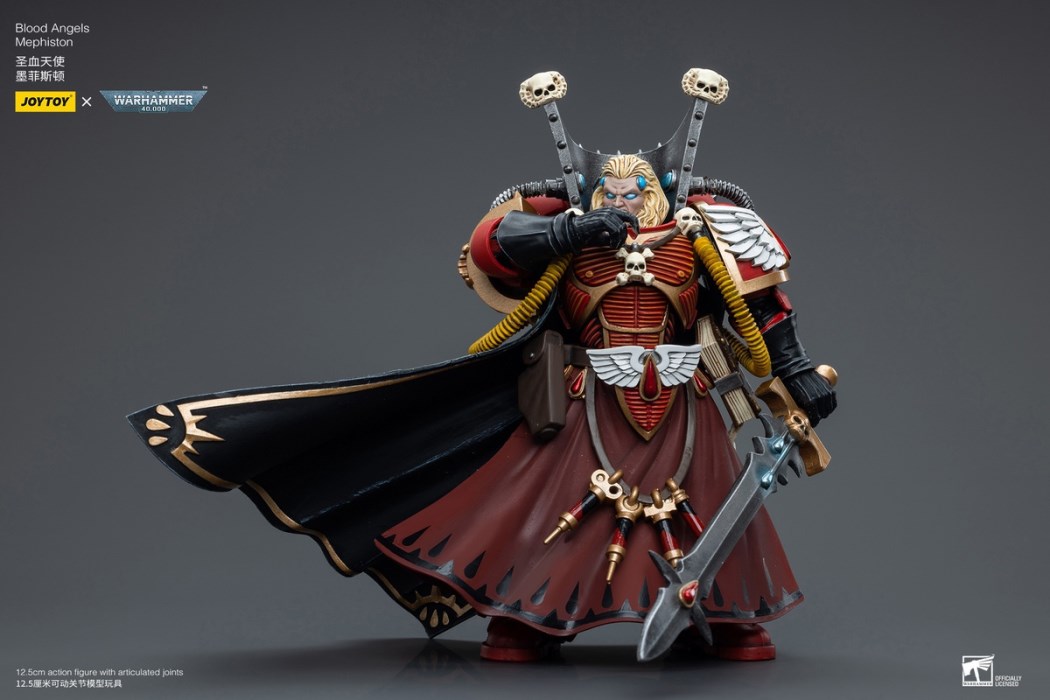 Terminator Armor Sorcerer Lord/Salamander Captain Adrax Agathon/Blood Angel Mephiston 1/18
