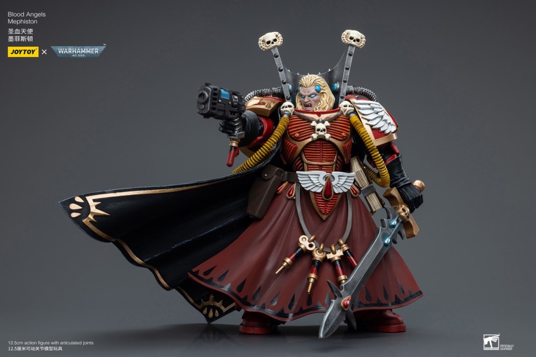 Terminator Armor Sorcerer Lord/Salamander Captain Adrax Agathon/Blood Angel Mephiston 1/18