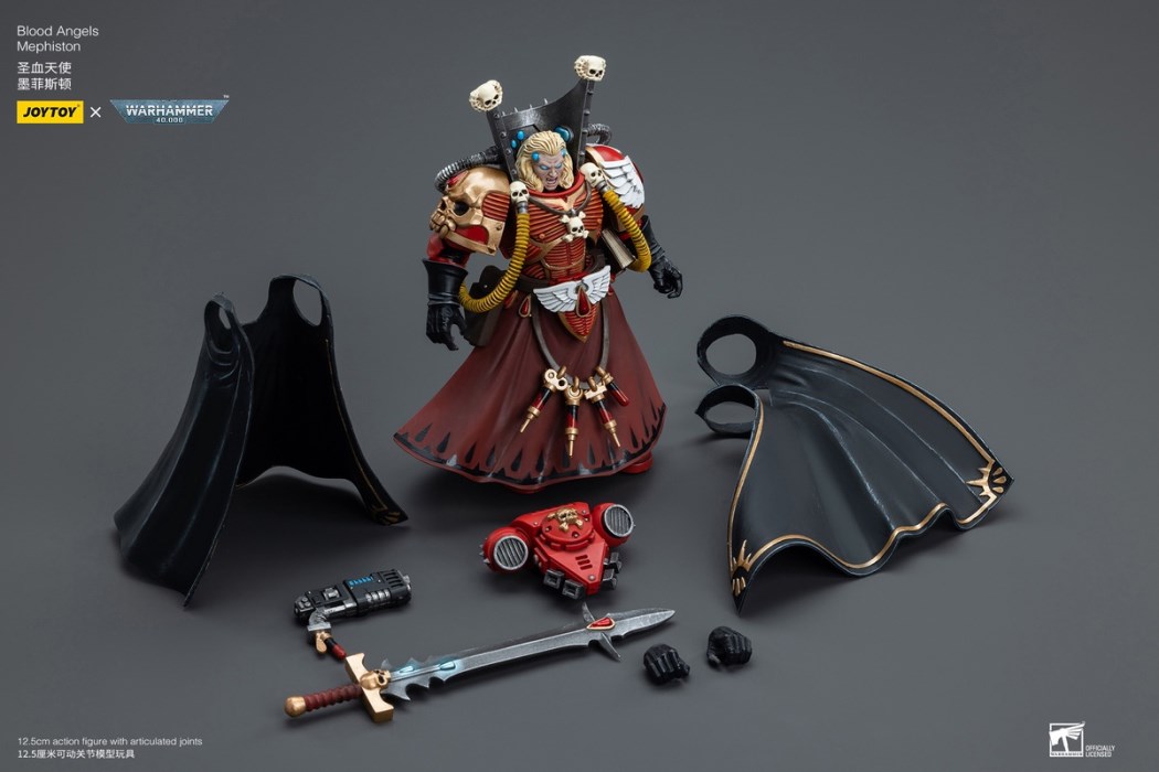 Terminator Armor Sorcerer Lord/Salamander Captain Adrax Agathon/Blood Angel Mephiston 1/18