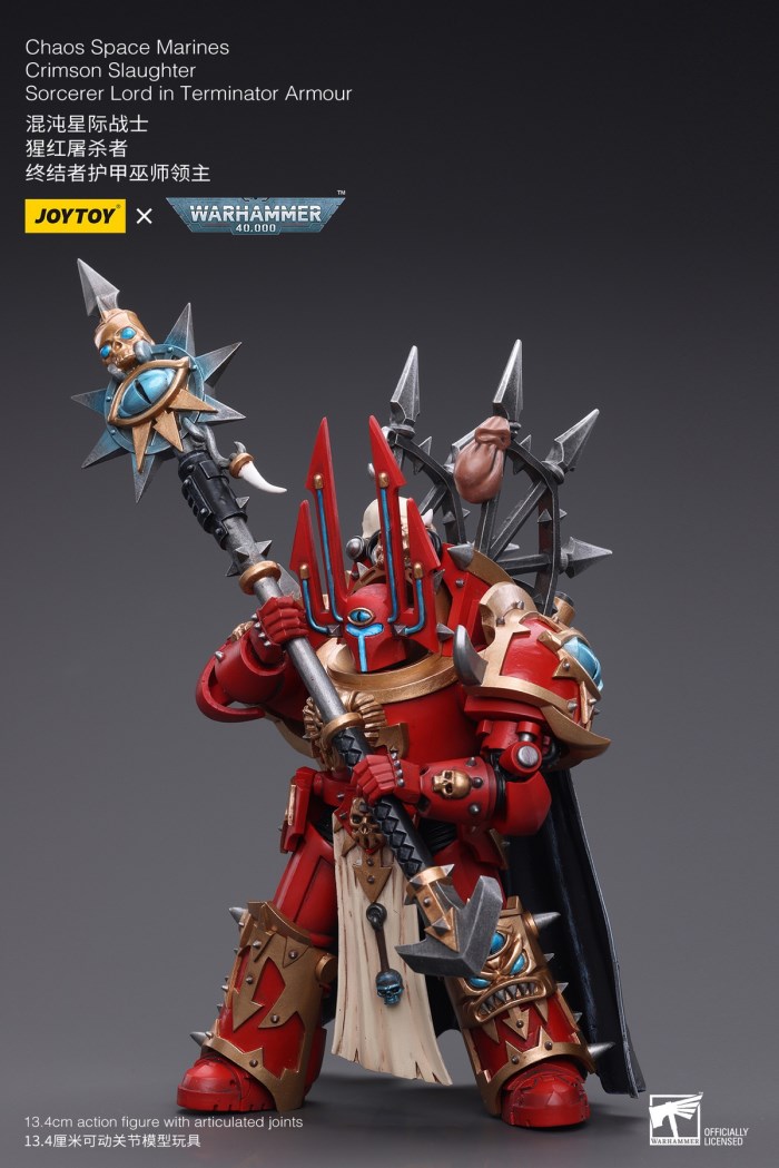 Terminator Armor Sorcerer Lord/Salamander Captain Adrax Agathon/Blood Angel Mephiston 1/18