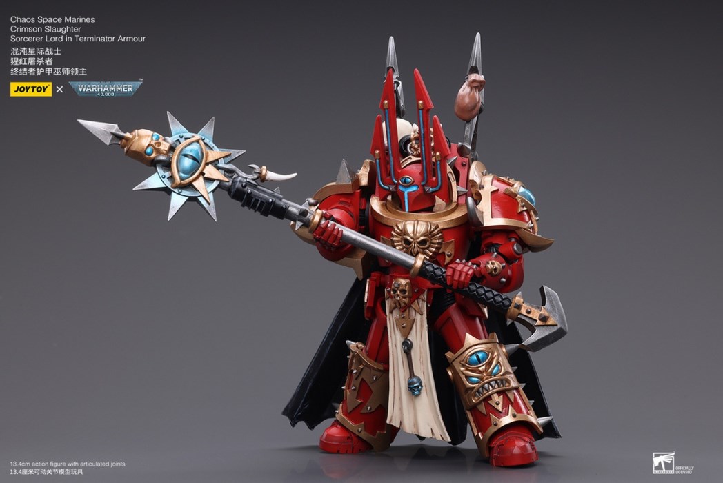 Terminator Armor Sorcerer Lord/Salamander Captain Adrax Agathon/Blood Angel Mephiston 1/18