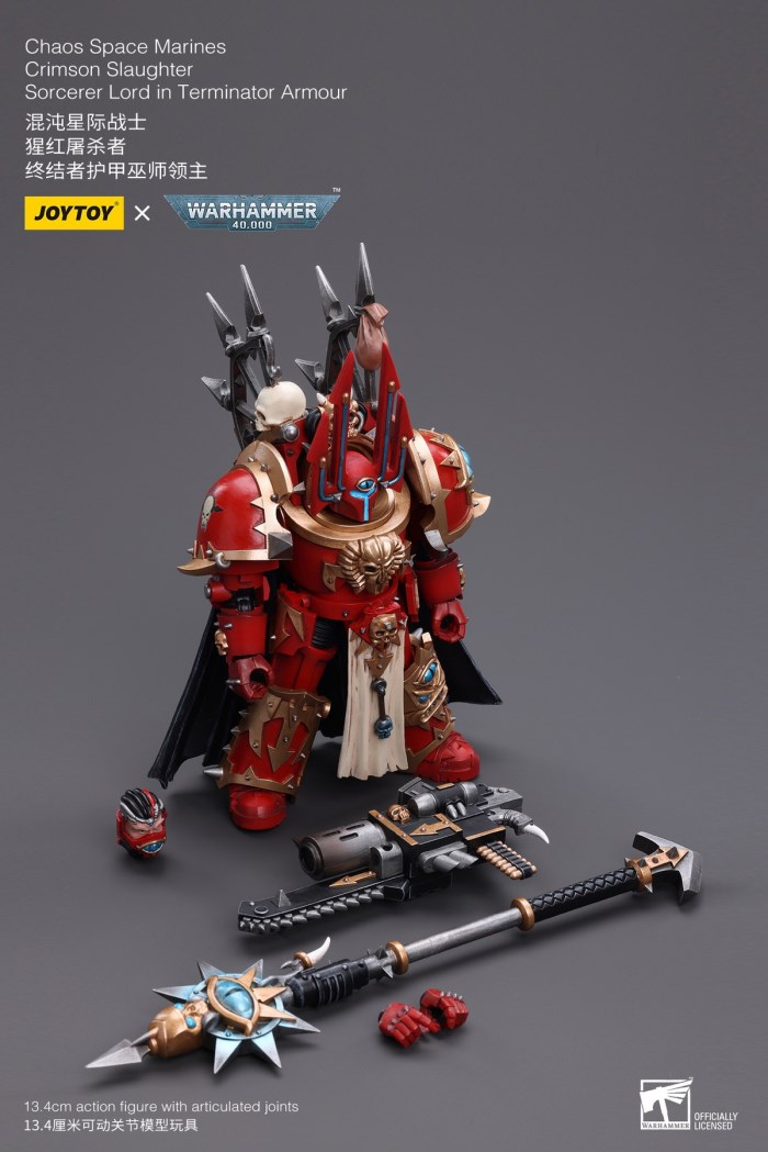 Terminator Armor Sorcerer Lord/Salamander Captain Adrax Agathon/Blood Angel Mephiston 1/18