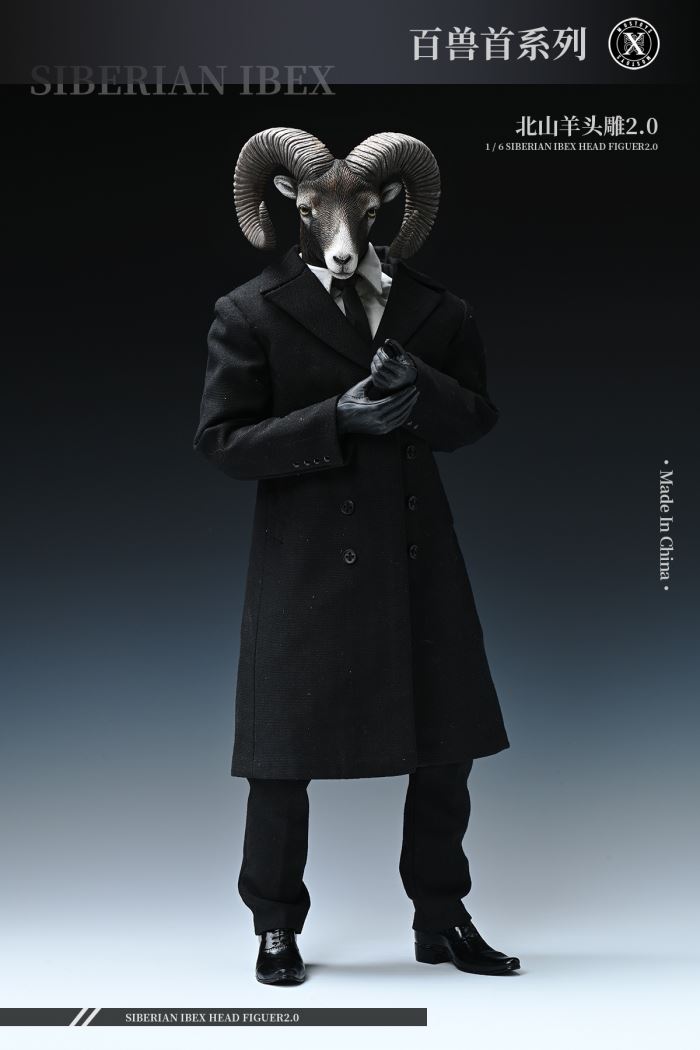 Siberian Ibex Head Figuer 2.0 1/6