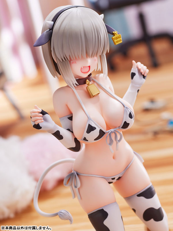 Uzaki-chan wa Asobitai! Double Yanagi Uzaki [Cow Pattern Bikini] 1/7