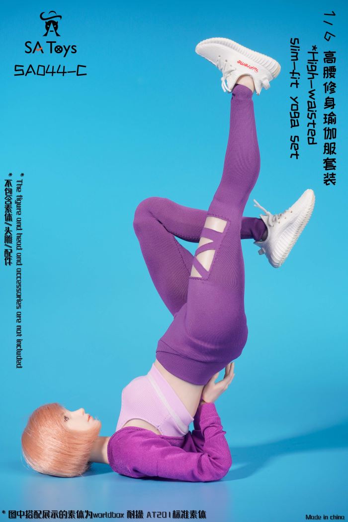 High-waisted slim-fit yoga set 1/6