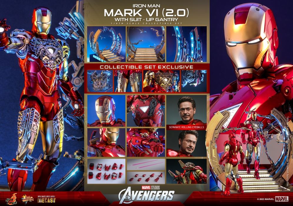 Avengers Iron Man MK6 Version 2.0 / Armor Dismantling Station 1/6