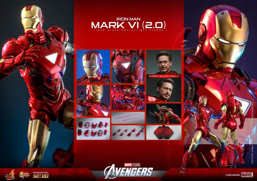 Avengers Iron Man MK6 Version 2.0 / Armor Dismantling Station 1/6