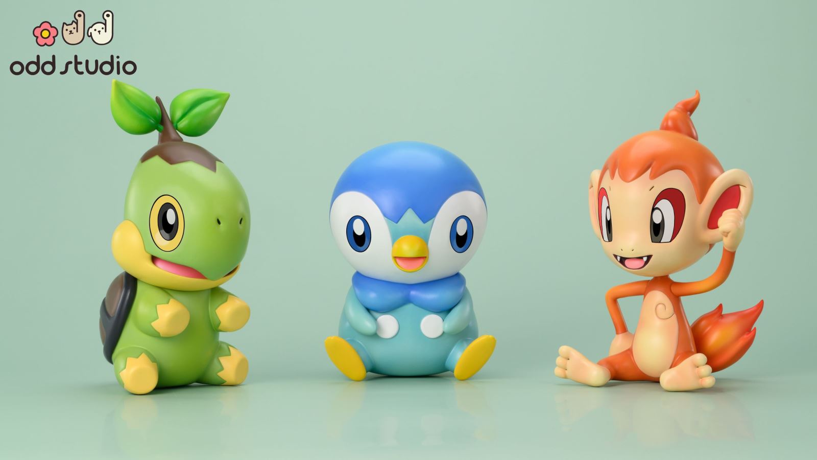 Chibi Ver. Sinnoh Starter Pokemon