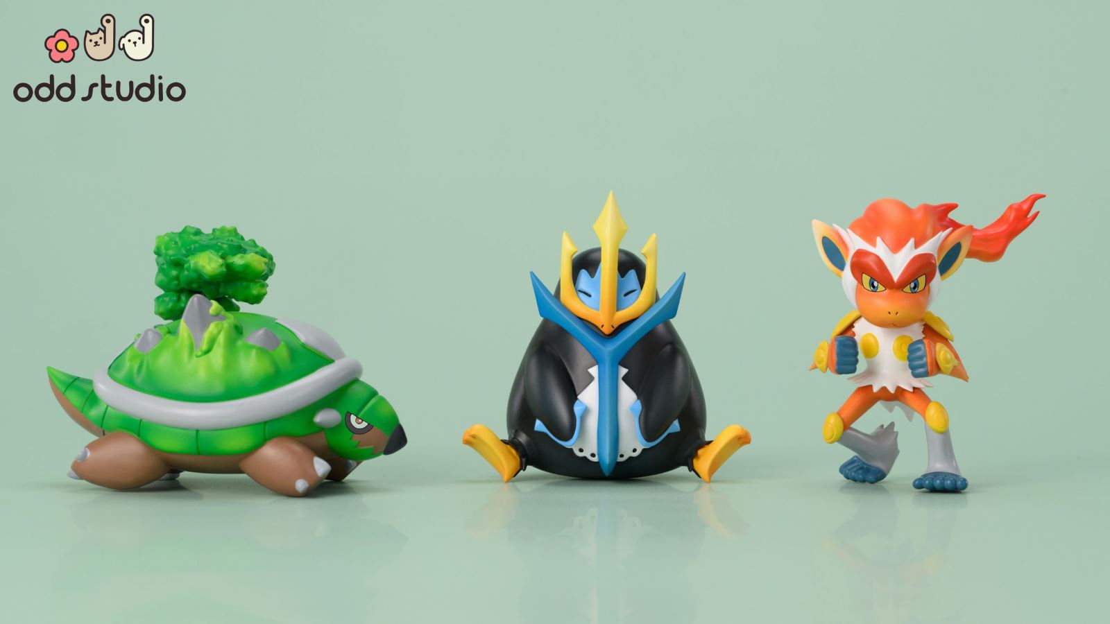 Chibi Ver. Sinnoh Starter Pokemon