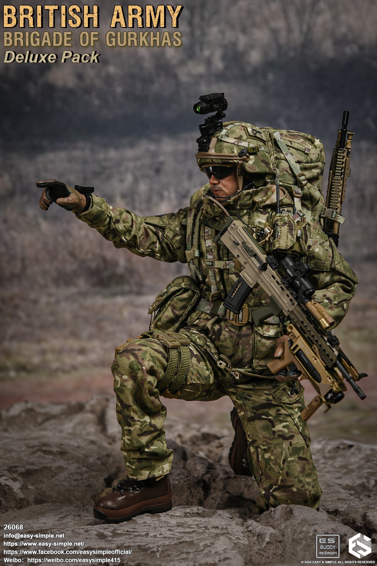 British Army Gurkha Brigade 1/6