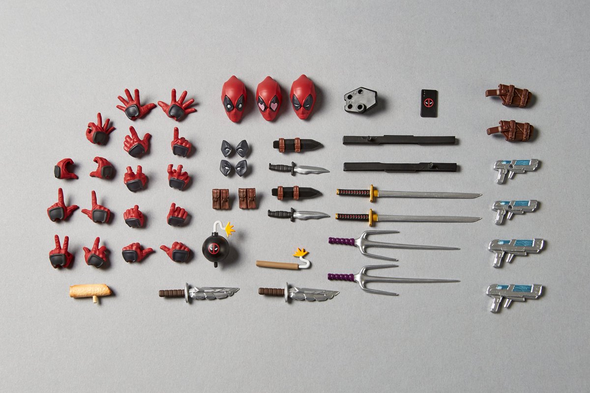 Revoltech Amazing Yamaguchi Attack Titan Deadpool ver 2.5