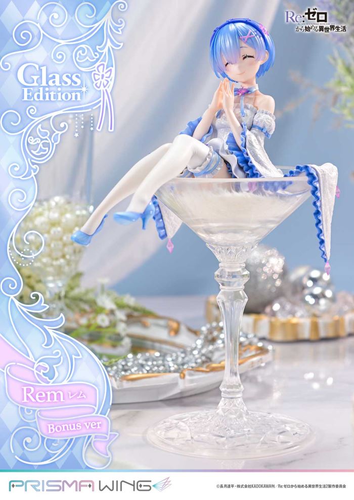 Re:ZERO -Starting Life in Another World-  Rem favorite Glass Edition