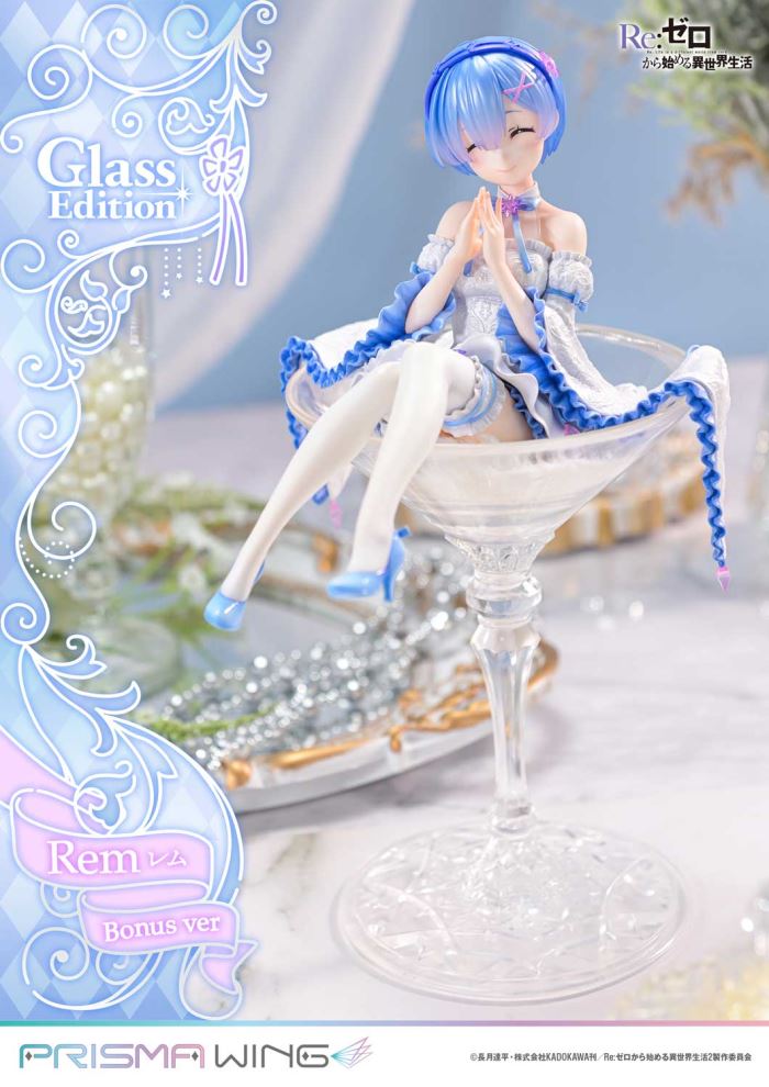 Re:ZERO -Starting Life in Another World-  Rem favorite Glass Edition