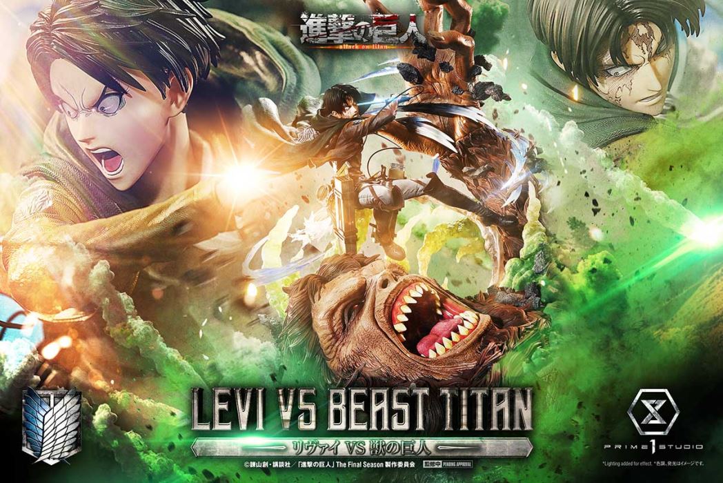 Levi versus Beast Titan - Attack On Titan