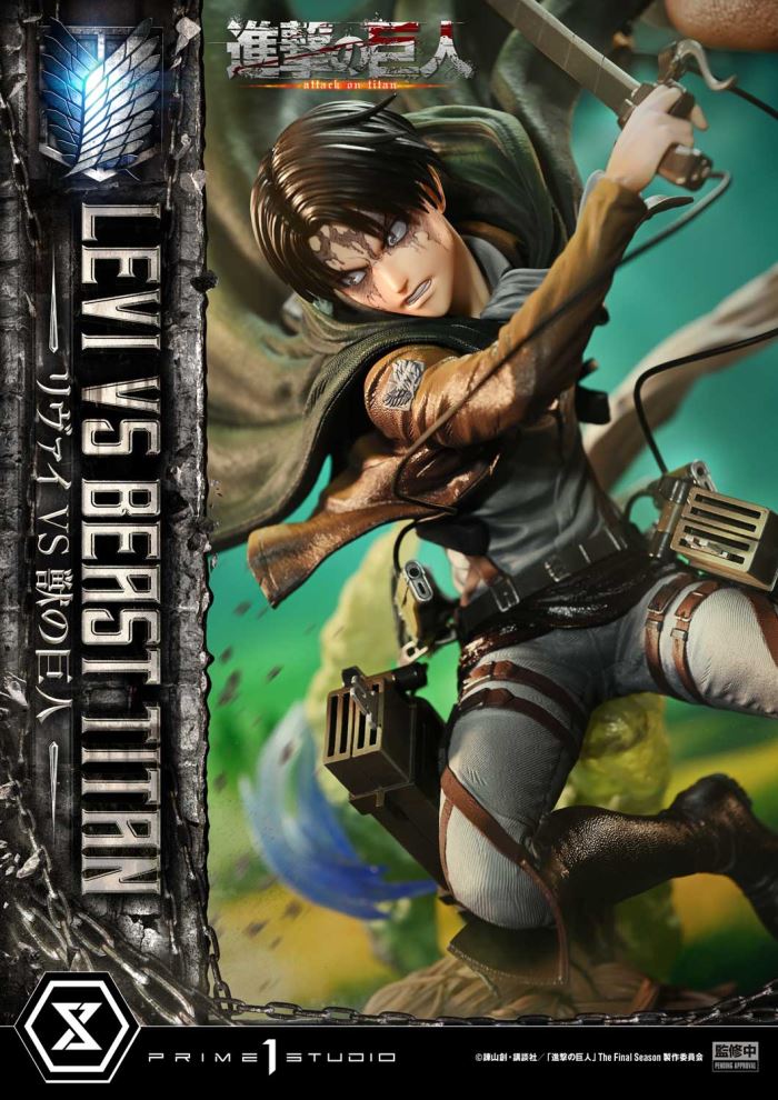 Levi versus Beast Titan - Attack On Titan