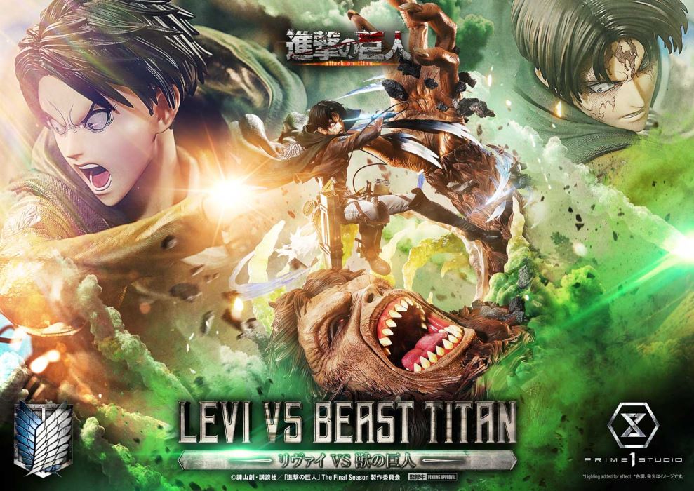 Levi versus Beast Titan - Attack On Titan