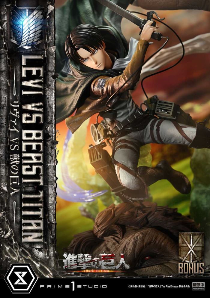 Levi versus Beast Titan - Attack On Titan