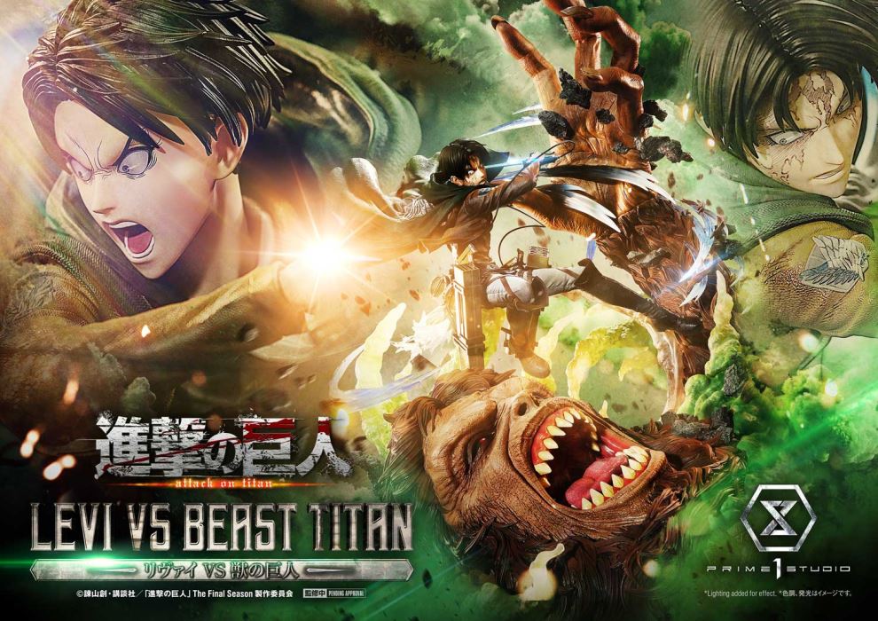 Levi versus Beast Titan - Attack On Titan