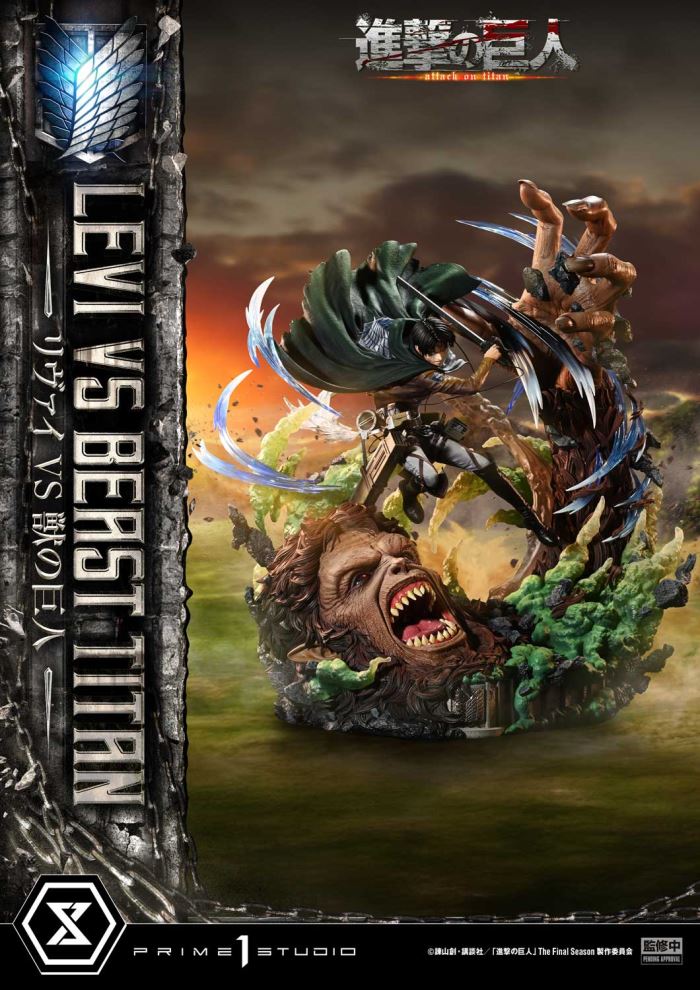 Levi versus Beast Titan - Attack On Titan