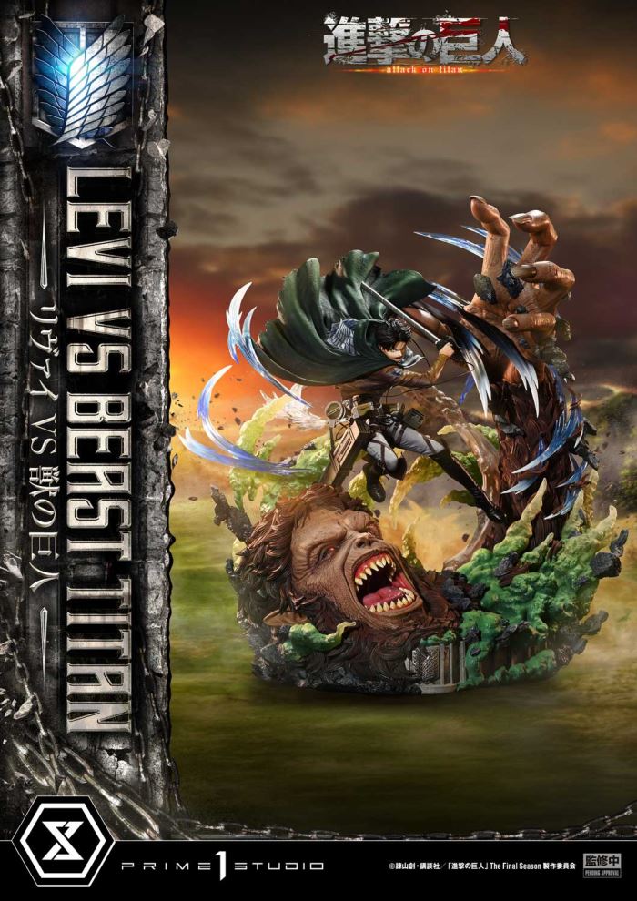 Levi versus Beast Titan - Attack On Titan