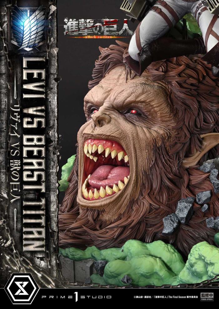 Levi versus Beast Titan - Attack On Titan