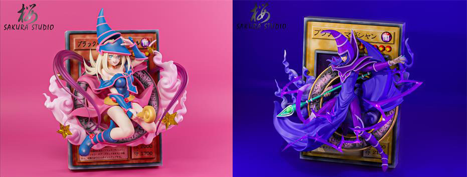Yu-Gi-Oh Frame Dark Magician & Dark Magician Girl 