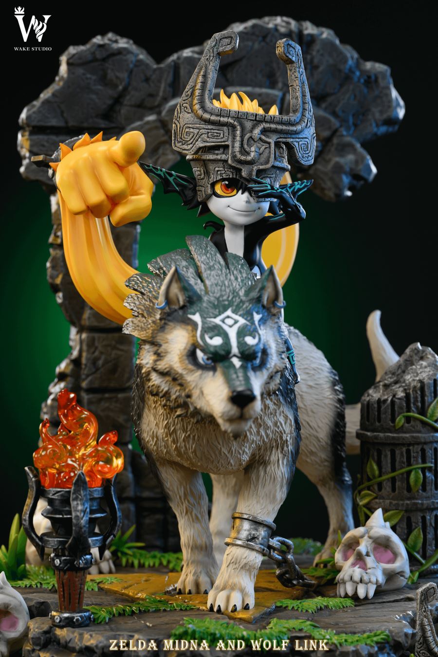 Wolf Link and Midna - Zelda