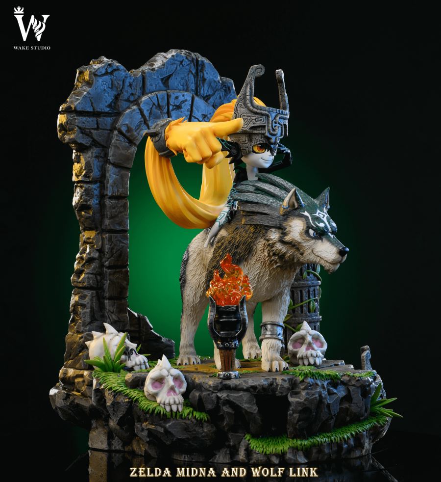Wolf Link and Midna - Zelda