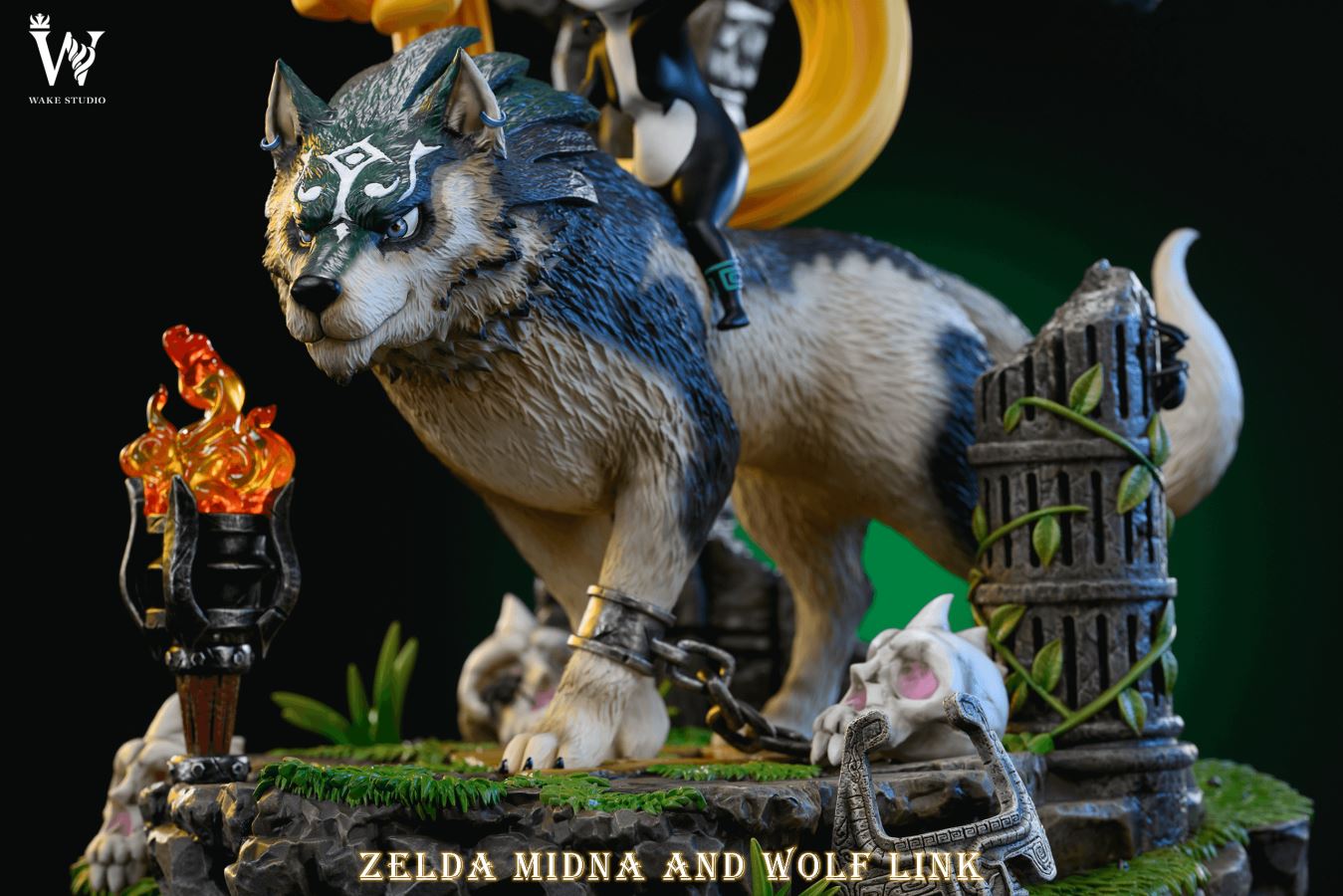 Wolf Link and Midna - Zelda