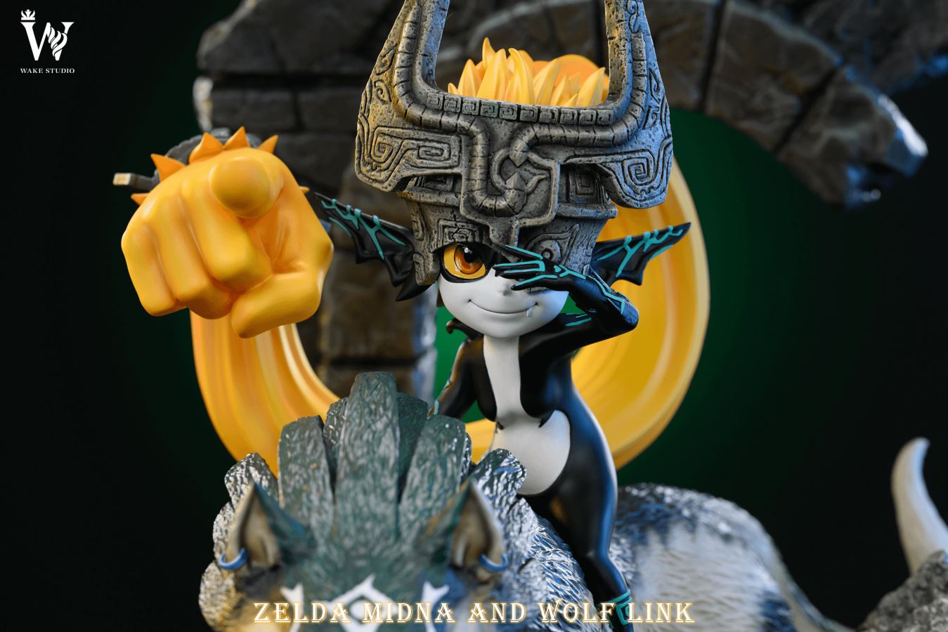 Wolf Link and Midna - Zelda