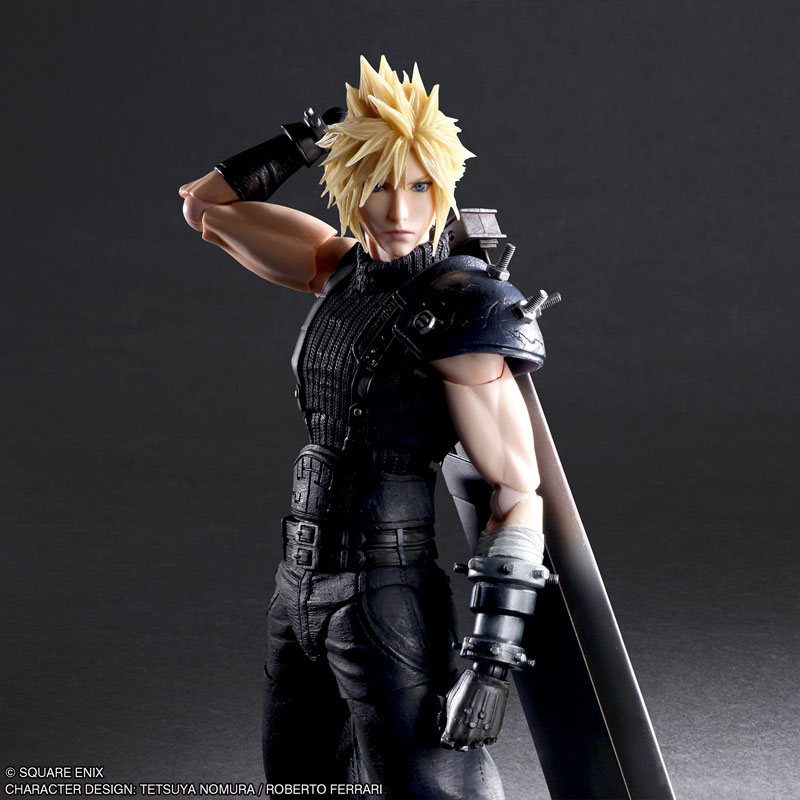 Final Fantasy VII Rebirth Play Arts Kai Cloud Strife
