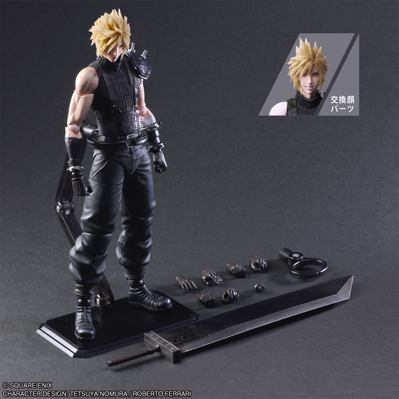 Final Fantasy VII Rebirth Play Arts Kai Cloud Strife