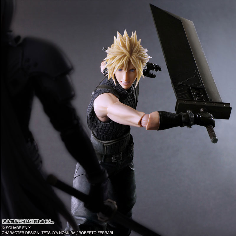 Final Fantasy VII Rebirth Play Arts Kai Cloud Strife