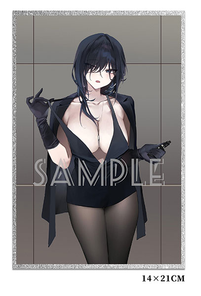 Ishimi Yokoyama Black One-piece Dress Ver. illustration by Bara 1/6