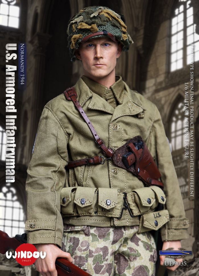 WWII U.S. Armored Infantryman,Normandy 1944 1/6