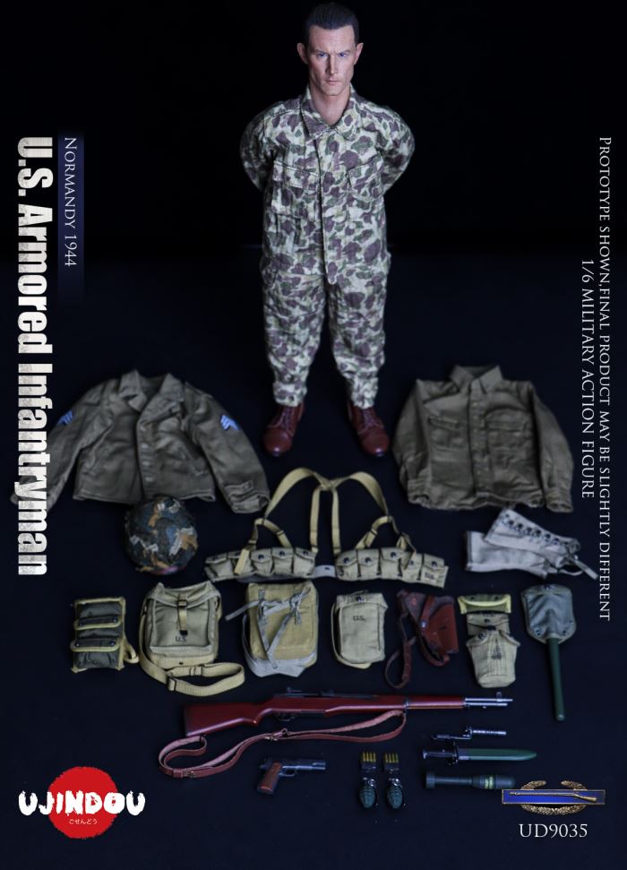 WWII U.S. Armored Infantryman,Normandy 1944 1/6