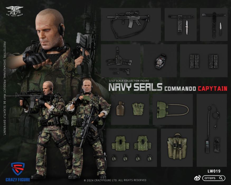 Navy Seals Commando - Captain 1/12
