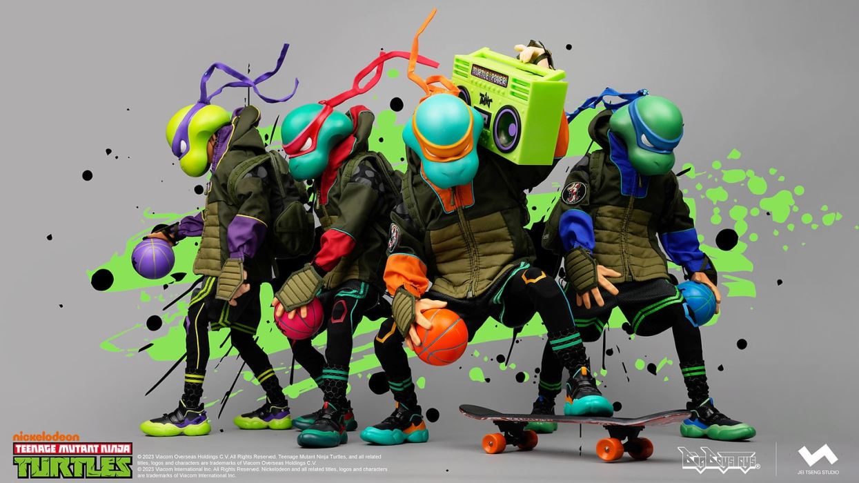 Teenage Mutant Ninja Turtles-Leonardo/Michelangelo/Laelle/Donatello 1/6