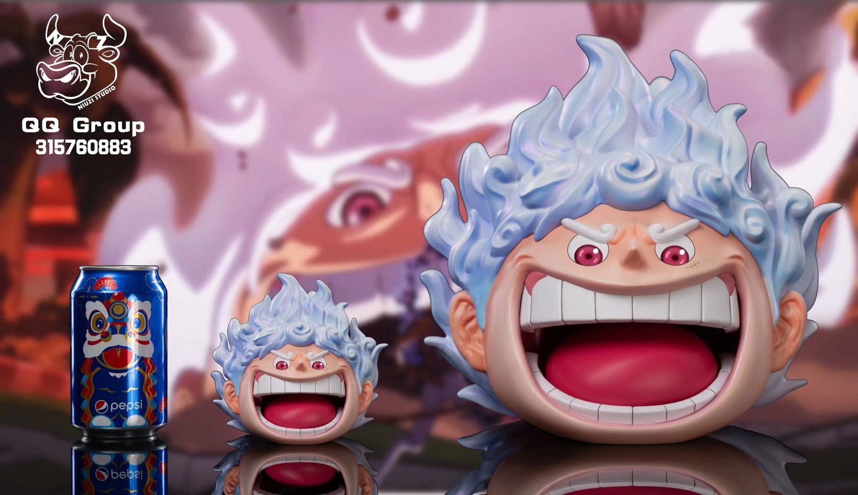 Big Head Nika Luffy - One Piece