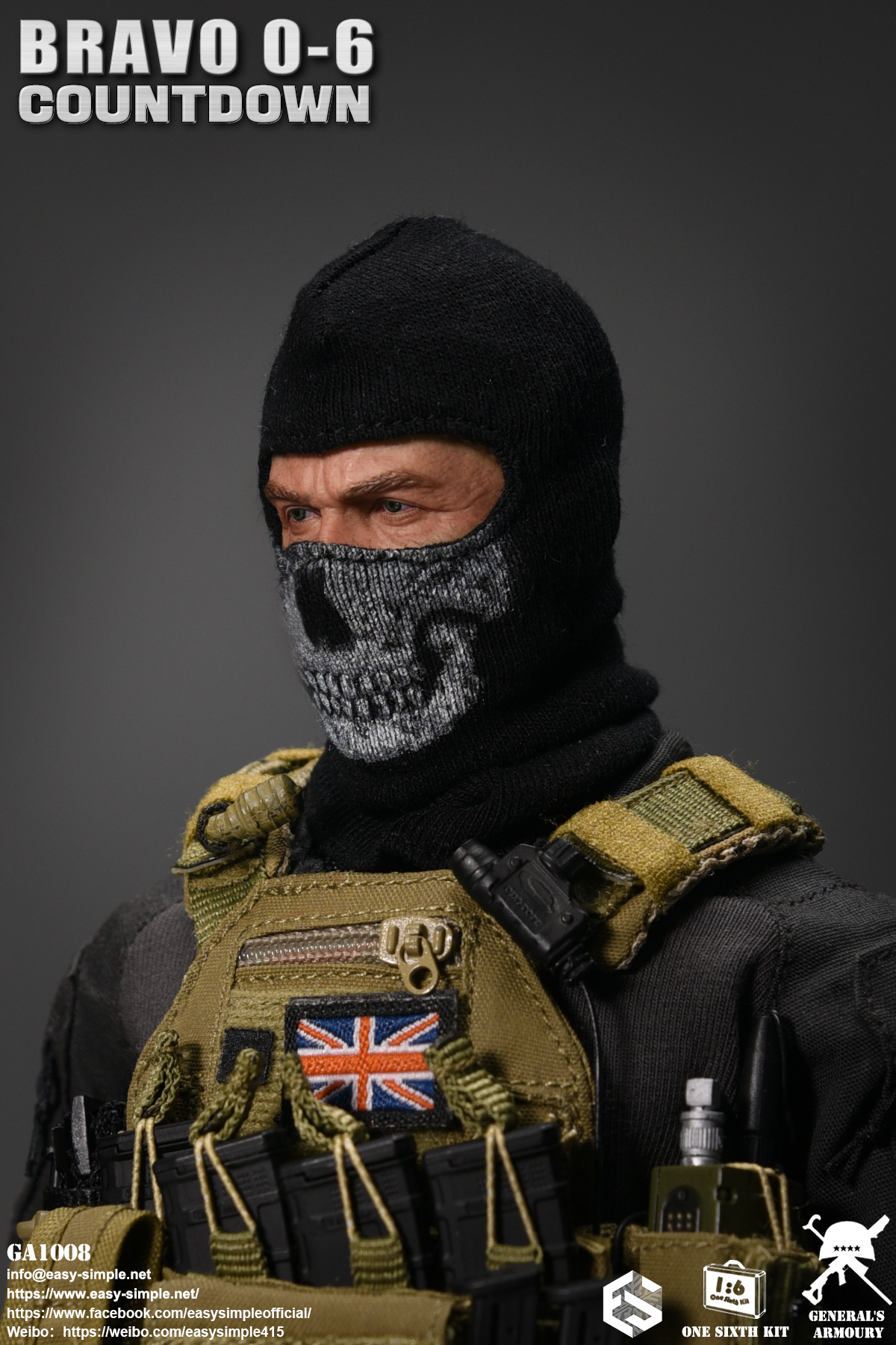 British SAS Special Air Service Regiment Bravo 0-6 Countdown 1/6