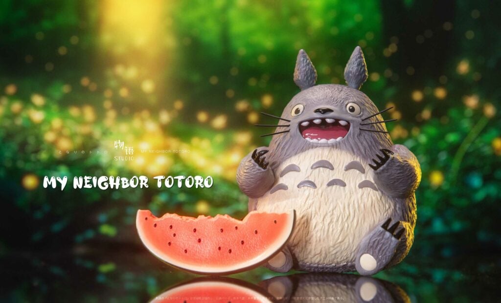 Totoro Eating Watermelon - My Neighbor Totoro
