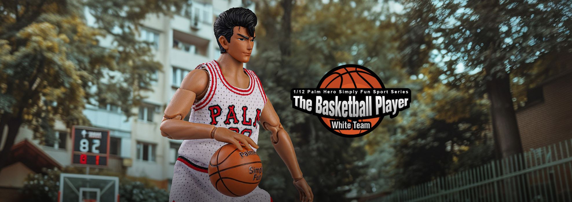 Basketball Players - White Team 1/12