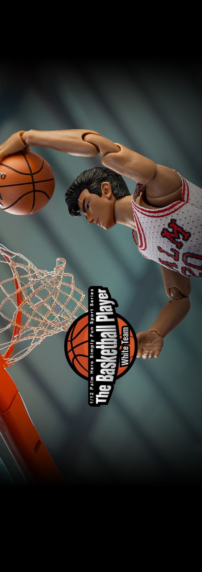 Basketball Players - White Team 1/12